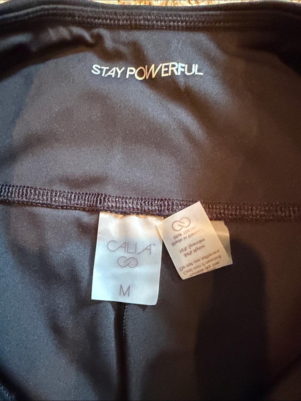 CALIA by Carrie Underwood Black High-Waist Track Joggers - Picture 5 of 5